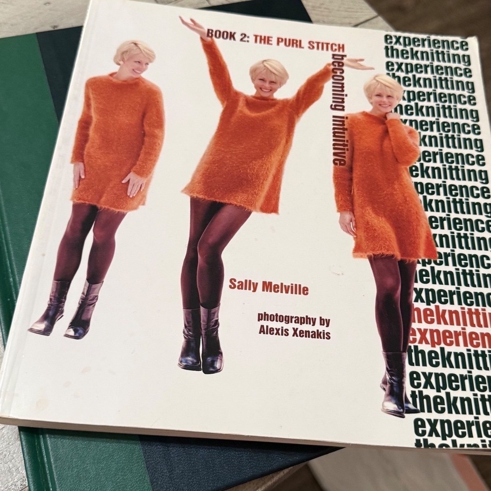 Knitting Book Lot Sally Melville Purl Stitch & Bonita Bray Afghans Traditional